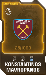 Konstantinos Mavropanos - limited