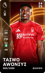 Taiwo Awoniyi - limited