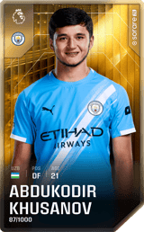 Abdukodir Khusanov - limited