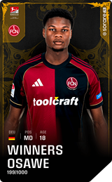 Winners Osawe - limited