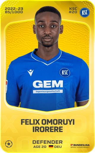 Felix Omoruyi Irorere - limited