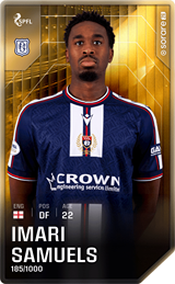 Imari-Narain Samuels - limited