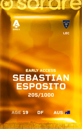 Sebastian Esposito - limited