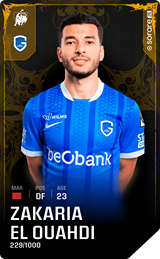 Zakaria El Ouahdi - limited