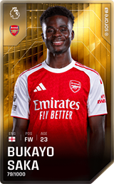 Bukayo Saka - limited