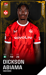Dickson Abiama - limited