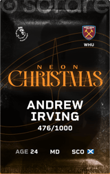 Andrew Irving - limited