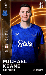Michael Keane - limited