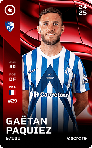 Gaëtan Paquiez - rare