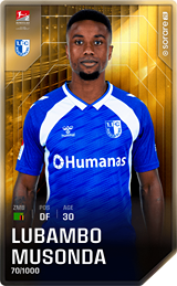 Lubambo Musonda - limited