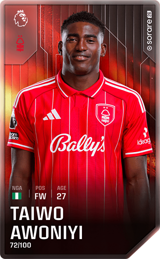 Taiwo Awoniyi - rare