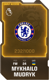 Mykhailo Mudryk - limited