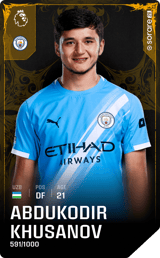 Abdukodir Khusanov - limited