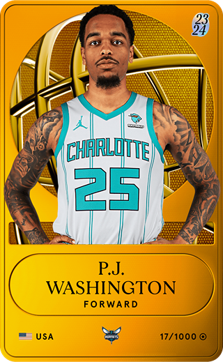 P.J. Washington - limited