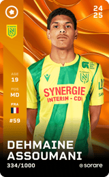 Dehmaine Assoumani - limited