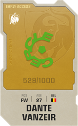 Dante Vanzeir - limited