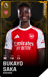 Bukayo Saka - limited