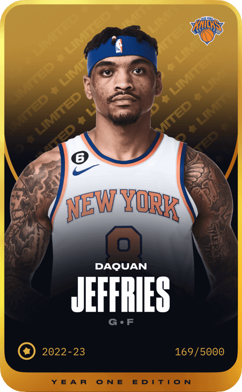 DaQuan Jeffries, New York Knicks