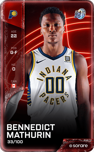 Bennedict Mathurin - rare