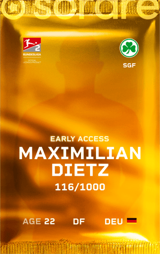 Maximilian Dietz - limited