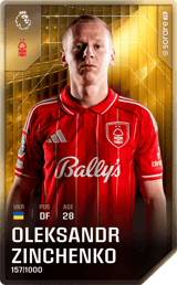 Oleksandr Zinchenko - limited