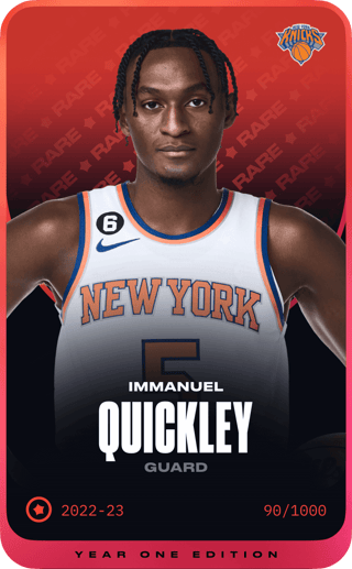 Immanuel Quickley - rare