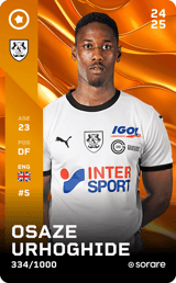 Osaze Urhoghide - limited