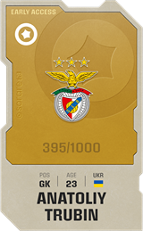 Anatolii Trubin - limited