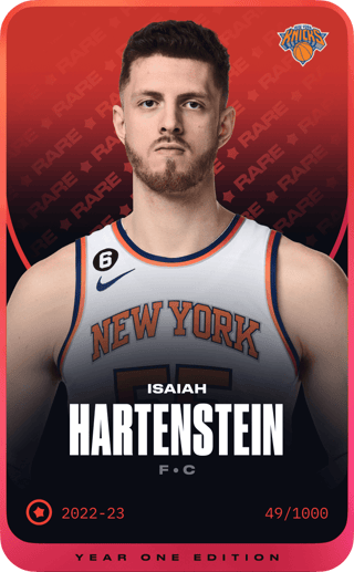 Isaiah Hartenstein - rare