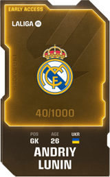 Andriy Lunin - limited