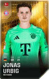 Jonas Urbig - limited