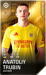 Anatolii Trubin - limited