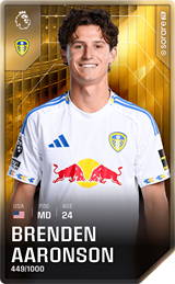 Brenden Aaronson - limited