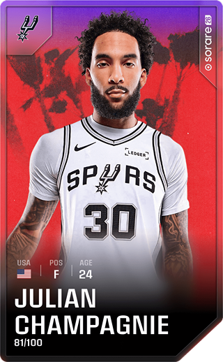 Julian Champagnie - rare
