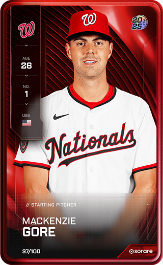 MacKenzie Gore - rare