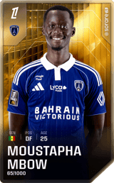 Moustapha Mbow - limited