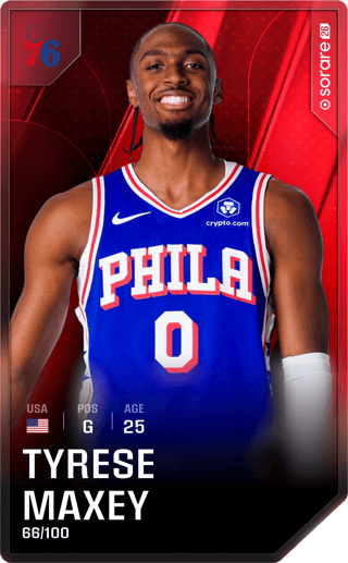 Tyrese Maxey - rare