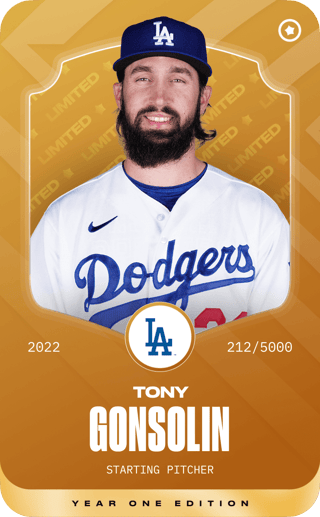 Tony Gonsolin - limited