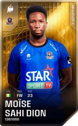 Moïse Sahi Dion - limited