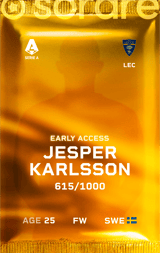 Jesper Karlsson - limited