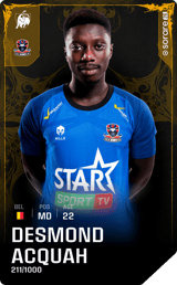 Desmond Acquah - limited