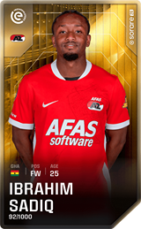 Ibrahim Sadiq - limited