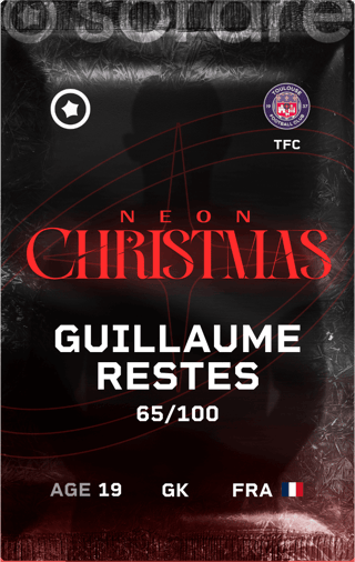 Guillaume Restes - rare