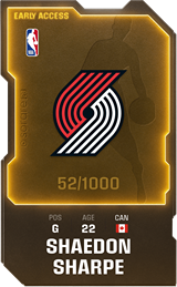 Shaedon Sharpe - limited