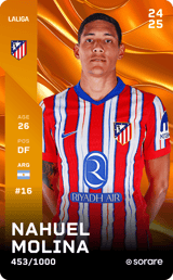 Nahuel Molina - limited