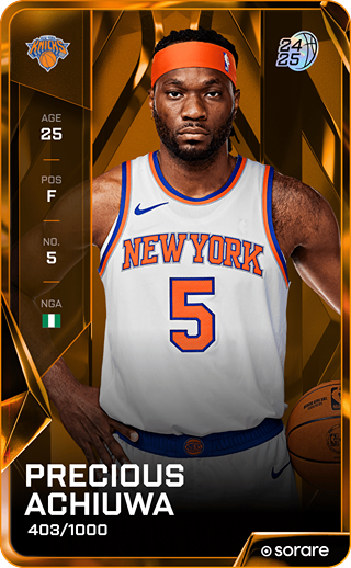 Precious Achiuwa - limited