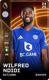 Wilfred Ndidi - limited