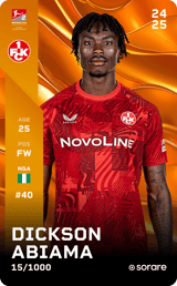 Dickson Abiama - limited