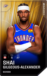 Shai Gilgeous-Alexander - limited