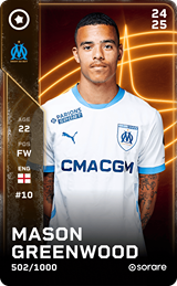 Carta de Mason Greenwood